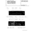 KENWOOD KRA5040 Service Manual cover photo