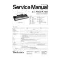 TECHNICS SXK500 Service Manual cover photo