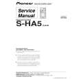 PIONEER S-HA5/XJC/E Service Manual cover photo