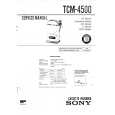 SONY TCM4500 Service Manual cover photo