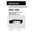 DENON DRA-350 Owner's Manual cover photo