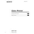 SONY DMP-1000 Owner's Manual cover photo