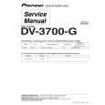 PIONEER DV-3700-G Service Manual cover photo