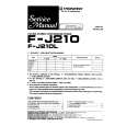 PIONEER F-J210 Service Manual cover photo