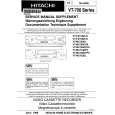 HITACHI VTFX752ELN Service Manual cover photo