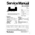 TECHNICS SECH530 Service Manual cover photo