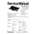 TECHNICS SLQL5 Service Manual cover photo