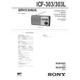 SONY ICF303/L Service Manual cover photo