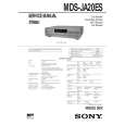 SONY MDSJA20ES Service Manual cover photo