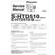 PIONEER S-HTD510-B/XMD/UC Service Manual cover photo