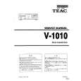 TEAC V-1010 Service Manual cover photo