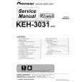 PIONEER KEH-3031/XM/EE Service Manual cover photo