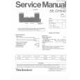 TECHNICS SECH540 Service Manual cover photo