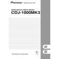 PIONEER CDJ-1000MK3/WYSXJ5 Owner's Manual cover photo