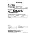 PIONEER CT-S830S/G Service Manual cover photo