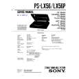SONY PSLX56 Owner's Manual cover photo