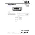 SONY TCS9 Service Manual cover photo