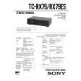 SONY TCRX79ES Service Manual cover photo