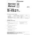 PIONEER S-IS21/XE Service Manual cover photo