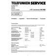 TELEFUNKEN HA990 Service Manual cover photo