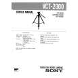 SONY VCT2000 Service Manual cover photo