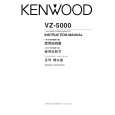 KENWOOD VZ-5000 Owner's Manual cover photo