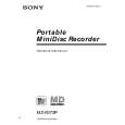 SONY MZR37SP Owner's Manual cover photo