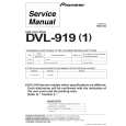 PIONEER DVL919/1 Service Manual cover photo