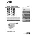 JVC GR-D50EK Owner's Manual cover photo