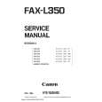 CANON FAXL350 Service Manual cover photo