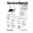 TECHNICS SLQ202/K Service Manual cover photo