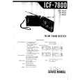 SONY ICF7800 Service Manual cover photo