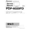 PIONEER PDP-6020FD/KUCXC Service Manual cover photo