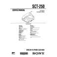 SONY SCT250 Service Manual cover photo
