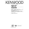 KENWOOD NZ-07 Owner's Manual cover photo