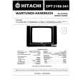 HITACHI CPT2158341 Service Manual cover photo