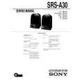 SONY SRS-A30 Service Manual cover photo