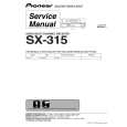 PIONEER SX315 Service Manual cover photo