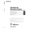 SONY MDXC8970R Owner's Manual cover photo
