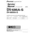 PIONEER dv686a-s Service Manual cover photo