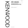 KENWOOD KR-V8020 Owner's Manual cover photo