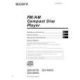 SONY CDX-M600 Owner's Manual cover photo