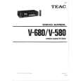 TEAC V-580 Service Manual cover photo