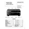 TECHNICS TKR820 Service Manual cover photo