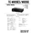 SONY TCWR99ES Service Manual cover photo