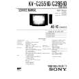 SONY KVC2551A Service Manual cover photo