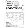 PIONEER PDK-TS36B/S/WL5 Service Manual cover photo