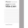 PIONEER VSX-C301-S/FLXU Owner's Manual cover photo