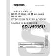 TOSHIBA SDV593U Service Manual cover photo