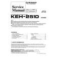 PIONEER KEH-2510 X1M/EE Service Manual cover photo